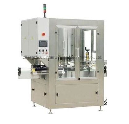 Automatische flesspuittrekkerkopafdekmachine